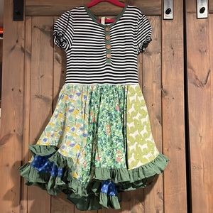 MJ layered ruffle dress